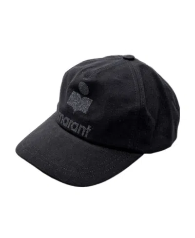Isabel Marant Logo Baseball Hat In Black