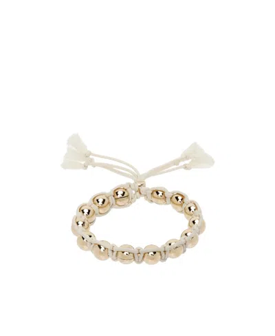 Isabel Marant Logo Bracelet In Yellow