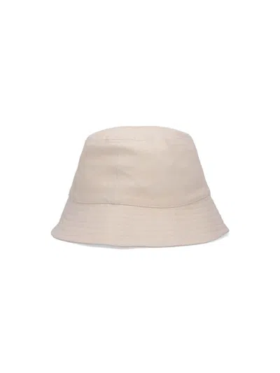 Isabel Marant Logo Bucket Hat In Gold