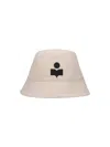 Isabel Marant Logo Bucket Hat In White
