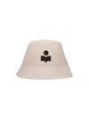 Isabel Marant Logo Bucket Hat In White