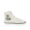 Isabel Marant Logo Canvas Sneakers In White