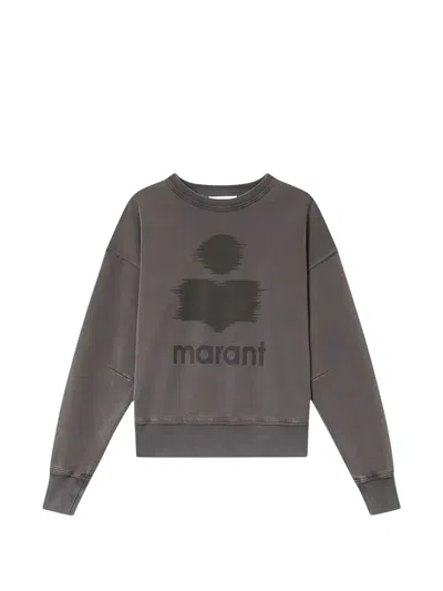 Isabel Marant Logo-detail Sweatshirt In Gray