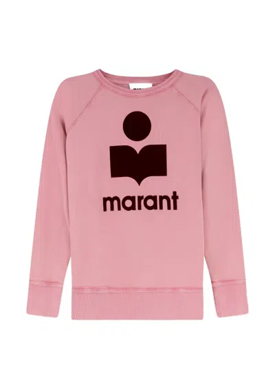 Isabel Marant Logo-detail Sweatshirt In Pink