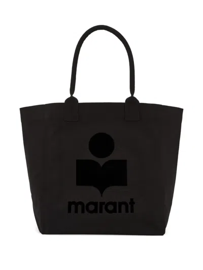 Isabel Marant Logo-detail Tote Bag In Black
