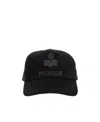 Isabel Marant Logo Detailed Baseball Cap In Black