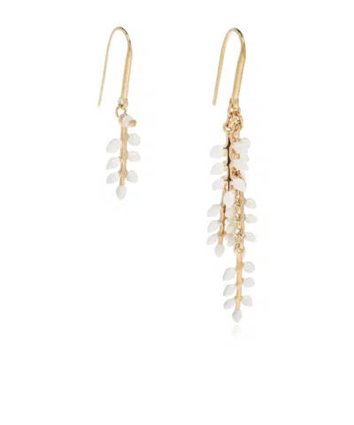 Isabel Marant Logo Earrings In Gold