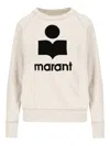 Isabel Marant Logo-embellishment Long-sleeve Sweatshirt In Neutral