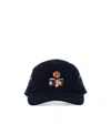 Isabel Marant Cappello Da Baseball Tedji In Cotone Blu Notte Uomo In Black