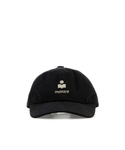 Isabel Marant Logo-embroidered Baseball Cap In Black