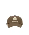Isabel Marant Logo Embroidered Baseball Cap In Brown