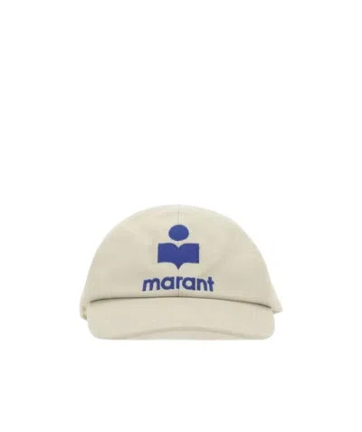 Isabel Marant Logo Embroidered Baseball Cap In Nude