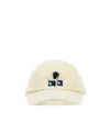 Isabel Marant Ivory Cotton Tedji Baseball Cap In White