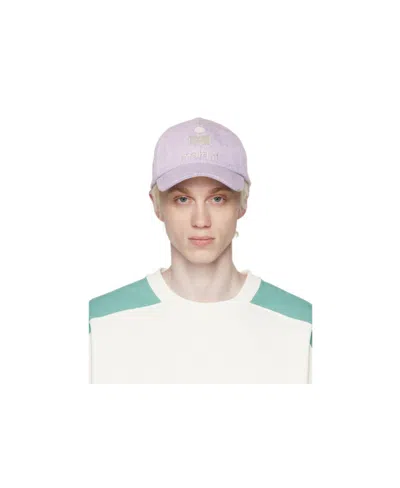Isabel Marant Logo-embroidered Cotton Cap In White