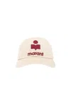Isabel Marant Tyron Logo-embroidered Baseball Cap In White