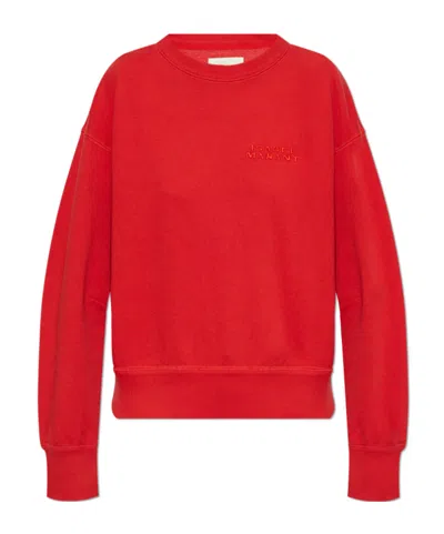 Isabel Marant Round-neck Sweater In Red