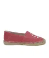 Isabel Marant Logo Embroidered Espadrilles In Pink