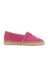 Isabel Marant Canae Logo-embroidered Espadrilles In Pink