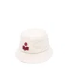 Isabel Marant Haley Cotton Embroidered Bucket Hat In White