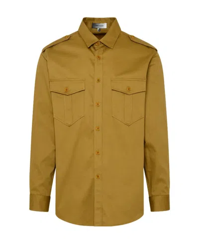 Isabel Marant Logo Embroidered Pomili Shirt In Brown