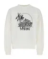 Isabel Marant Logo-embroidered Sweatshirt In White