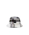 Isabel Marant Logo-embroidered Tartan Bucket Hat In White