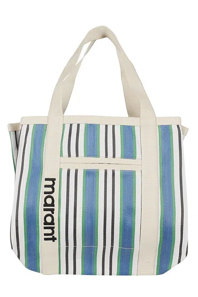 Isabel Marant Logo Embroidered Tote Bag In Multi