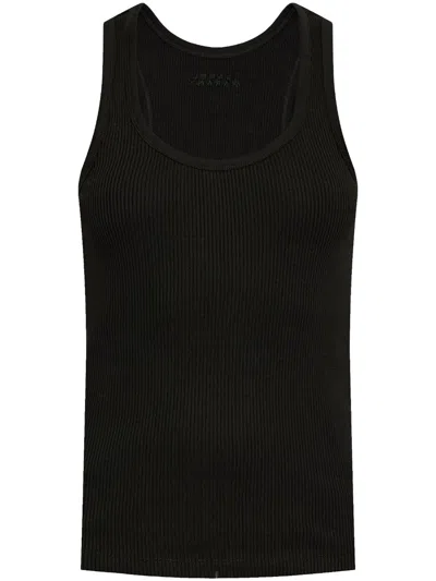 ISABEL MARANT THEA LOGO-EMBROIDERED VEST