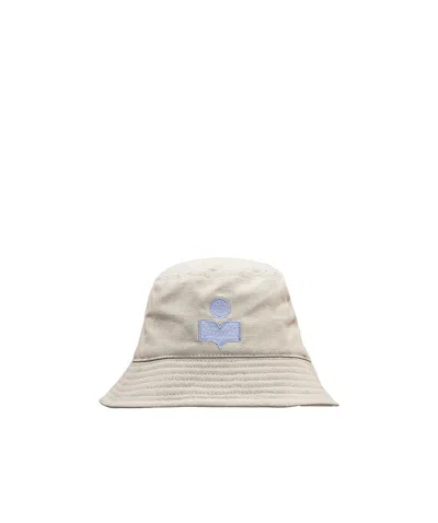 Isabel Marant Logo Fisherman's Hat In Nude