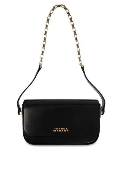 Isabel Marant Logo Handbag In Black