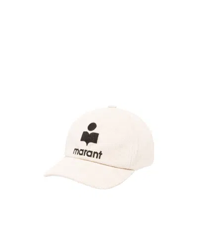 Isabel Marant Logo Hat In White