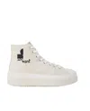 Isabel Marant Ecru High-top Sneakers For Women In White