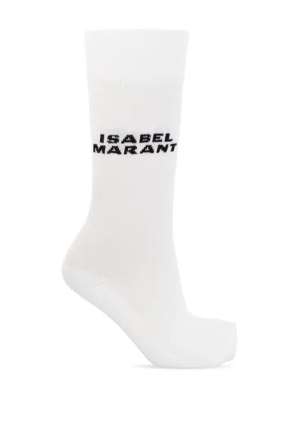 Isabel Marant White Dawi Socks