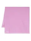 Isabel Marant Logo-jacquard Frayed-edge Scarf In Pink