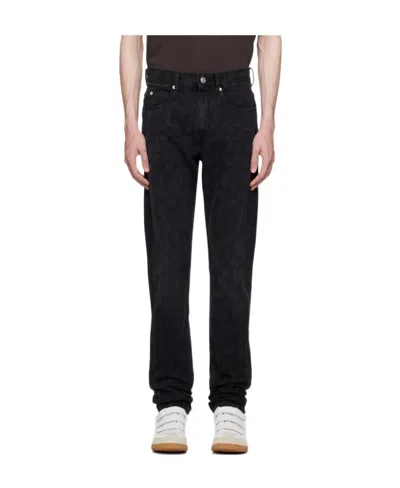 Isabel Marant Logo Jeans In Black
