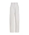 Isabel Marant Logo Jeans In White
