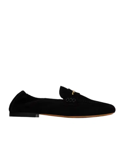 Isabel Marant Logo Loafers In Black