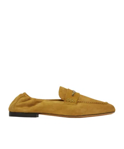 Isabel Marant Logo Loafers In Brown