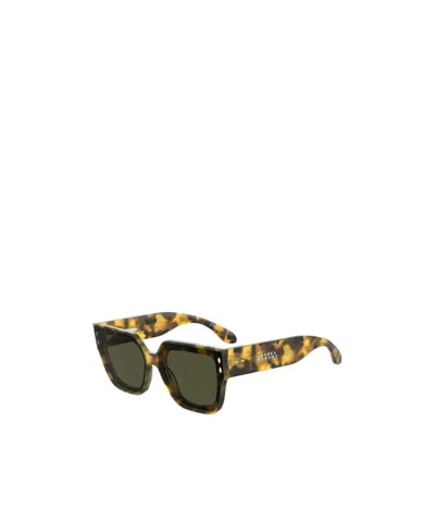 Isabel Marant Logo Logo Sunglasses In Multicolor