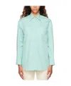 Isabel Marant Logo Long-sleeved Shirt In Blue