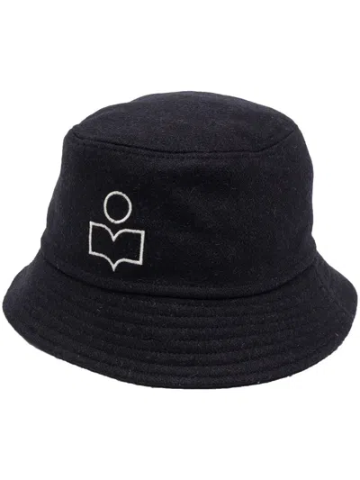 ISABEL MARANT LOGO-PATCH BUCKET HAT