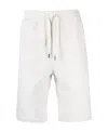 Isabel Marant Logo-patch Drawstring Track Shorts In White