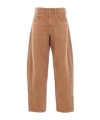 Isabel Marant Straight Trousers Featuring Pockets In Brown