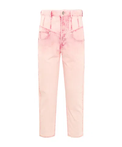 Isabel Marant Light Pink Cotton Jeans