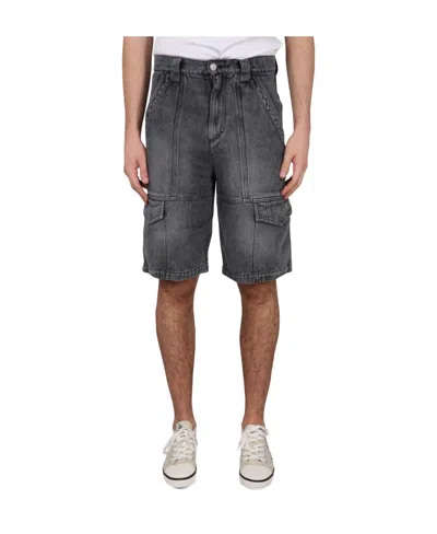 ISABEL MARANT LOGO PATCH TOOLING SHORTS