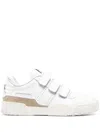 Isabel Marant Logo-patch Touch-strap Sneakers In Bianco
