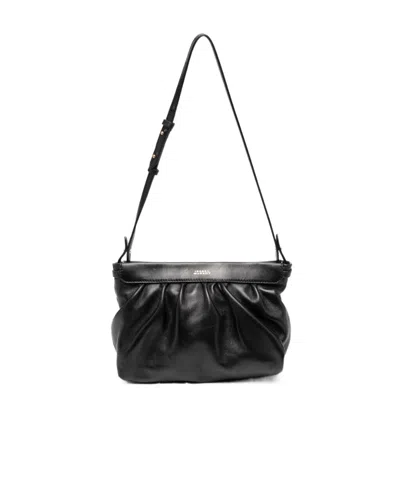 Isabel Marant Logo-print Clutch Bag In Black