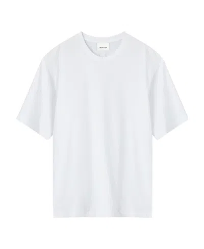 Isabel Marant Logo-print Cotton T-shirt In White