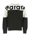 Isabel Marant Howley Logo Cotton-blend Sweatshirt In Black