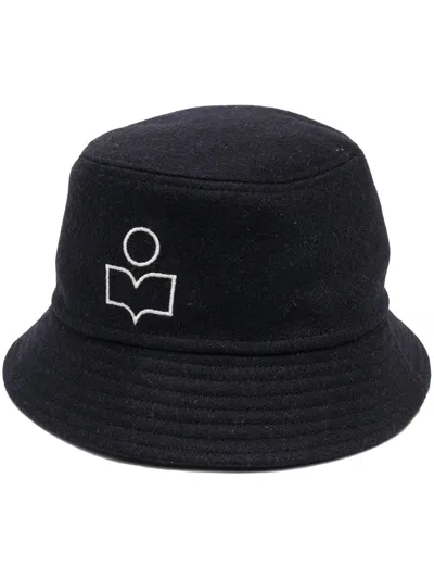Isabel Marant Logo-print Hat In 30mi Midnight